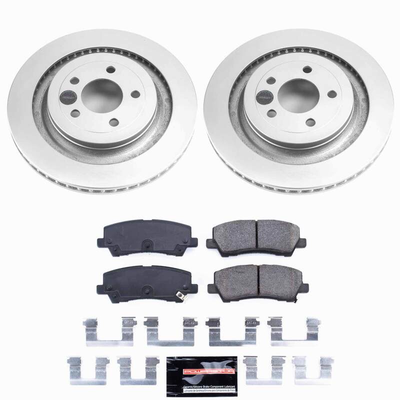Power Stop 15-23 Ford Mustang Rear Z23 Coated Brake Kit