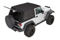 Bestop 07-18 Jeep Wrangler JK 2-Door Trektop Pro (Premium Black Twill)