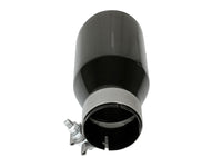 aFe MACH Force-Xp Universal Exhaust Tip 3 IN Inlet x 4-1/2 IN Outlet x 9 IN L- Black Tip