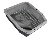 aFe POWER Transmission Pan Ford Trucks 80-92 (AOD Transmission)- Black w/ Machined Fins