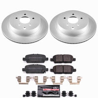 Power Stop 10-12 Infiniti FX35 Rear Z23 Coated Brake Kit