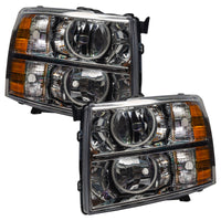 Oracle Lighting 07-13 Chevrolet Silverado Pre-Assembled LED Halo Headlights - Green