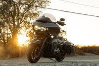 Baja Designs Harley D 98-13 Pre-Rushmore Style Road Glide DOT LP6 LED Dual Headlight Kit DRL -Amber