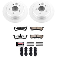 Power Stop 95-01 Ford Explorer Rear Z36 Coated Truck & Tow Brake Kit