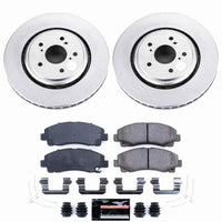 Power Stop 15-20 Acura TLX Front Z23 Coated Brake Kit