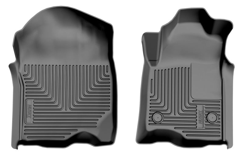 Husky Liners 20-25 GM Silverado/Sierra 1500/2500/3500 HD Crew Cab (RHD) WB Front Floor Liner - Black