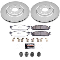 Power Stop 11-19 Ford Explorer Front Z36 Coated Truck & Tow Brake Kit