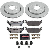 Power Stop 15-17 Ford F-150 Rear Z36 Coated Truck & Tow Brake Kit