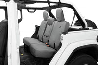 Bestop 18-23 Jeep Wrangler JL 4-Door Exc. 4Xe Rear W/ Fold Down Arm Rest Seat Covers (Charcoal)