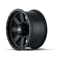 ION Type 134 18x10 / 5x139.7 BP / -19mm Offset / 108mm Hub Matte Gunmetal/Black Beadlock Wheel