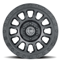 ICON Hulse 18x9 x5 -12mm Offset 4.5in BS Double Black