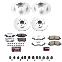 Power Stop 04-06 Mitsubishi Lancer Front and Rear Z26 Coated Brake Kit