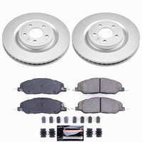 Power Stop 11-14 Ford Mustang Front Z23 Coated Brake Kit
