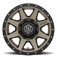 ICON Rebound HD 18x9 8x6.5 12mm Offset 5.5in BS 121.4mm Bore Bronze Wheel