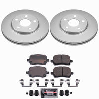 Power Stop 04-06 Chevrolet Malibu Front Z23 Coated Brake Kit
