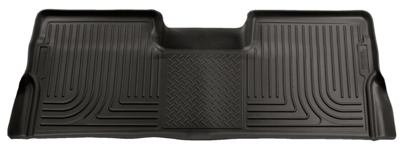 Husky Liners 08-10 Ford F-250/F-350 SD SuperCab WeatherBeater 2nd Row Floor Liner - Black