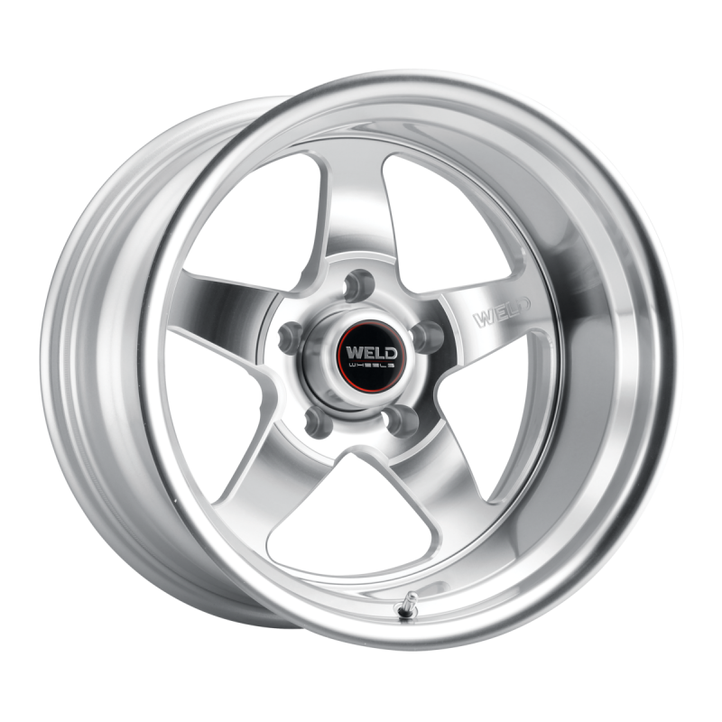 Weld S104 17x11 Ventura 5x127 ET44 BS4.25 Gloss Silver MACH DIA 78.1