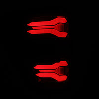 AlphaRex 21-23 Ford F-150 LUXX LED Taillights - Black Red w/ BLIS
