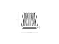 aFe Magnum FORCE Intake Repl. Filter w/ D2 Dura-Dry Media - 5-1/2in F x 7in B x 5-1/2in T x 6in H