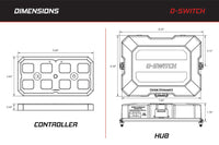 Diode Dynamics D-Switch 8-Channel Switch Panel