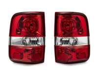 Raxiom 04-08 Ford F-150 Styleside OEM Style Tail Lights- Chrome Housing- Red Lens
