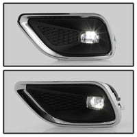 Spyder 19-23 Jeep Cherokee OEM LED Fog Lights w/Switch - Clear (FL-JC19-LED-C)