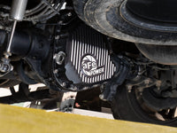 aFe POWER Pro Series Rear Diff Cover Black w/ Machined Fins Ford F-250/350 23-26 (Sterling 11.6)