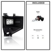 Spyder 17-19 Ford F250/F350 SD OEM Style LED Right Fog Light w/Switch - Clear (FL-FF25017-L)