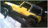 Husky Liners 87-95 Jeep Wrangler YJ (Excl. Renegade) EAF Style Fender Flares 4pc - Black
