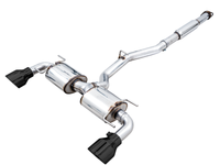 AWE Tuning Subaru BRZ/ Toyota GR86/ Toyota 86 Touring Edition Cat-Back Exhaust- Diamond Black Tips
