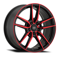 Konig Myth 17x8 5x100 ET43 Gloss Black w/ Red Tinted Clearcoat