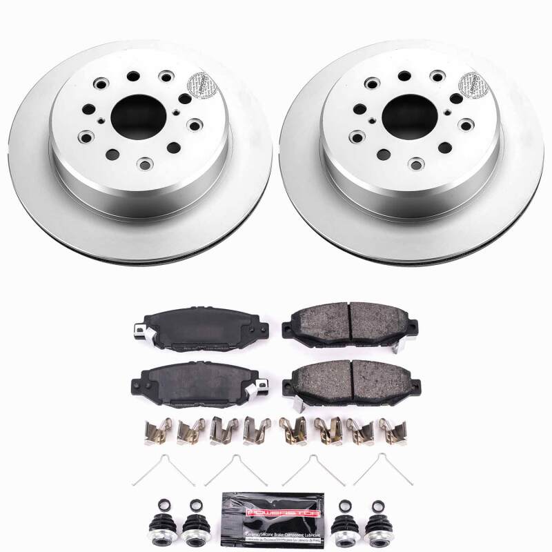 Power Stop 93-97 Lexus GS300 Rear Z23 Coated Brake Kit