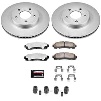 Power Stop 05-06 Chevrolet Equinox Front Z36 Coated Truck & Tow Brake Kit