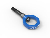 aFe CONTROL Rear Tow Hook Chevrolet Corvette (C8) 20-25 V8-6.2L- Blue