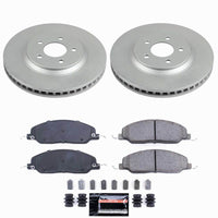 Power Stop 05-10 Ford Mustang Front Z23 Coated Brake Kit