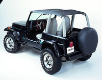 Bestop 92-95 Jeep Wrangler YJ Strapless Safari Bikini (Black Denim)