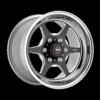 Weld S79 HD Beadlock S79 15x10in / 6x127 BP / 7.5in BS Black Center - Polished Shell Wheel
