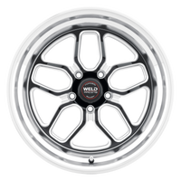 Weld Racing 18x11 Laguna 5x120.65 ET43 BS7.69 Gloss BLK MIL DIA 72.56