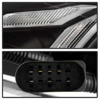 Spyder 18-21 VW Golf MK7.5 Projector Headlights - Black (PRO-YD-VG18SI-SBGR-BK)