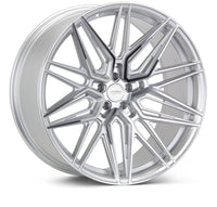Vossen HF-7 22x10 - 5x120 - ET32 - Deep Face SUV - 72.56 - Silver Polished Wheel