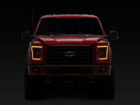 Raxiom 15-17 Ford F-150 CXR Series LED Headlights- Black Housing- Clear Lens