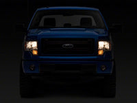 Raxiom 09-14 Ford F-150 Axial OEM Style Rep Headlights- Chrome Housing (Clear Lens)