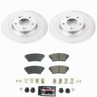 Power Stop 18-20 Mitsubishi Eclipse Cross Rear Z23 Coated Brake Kit