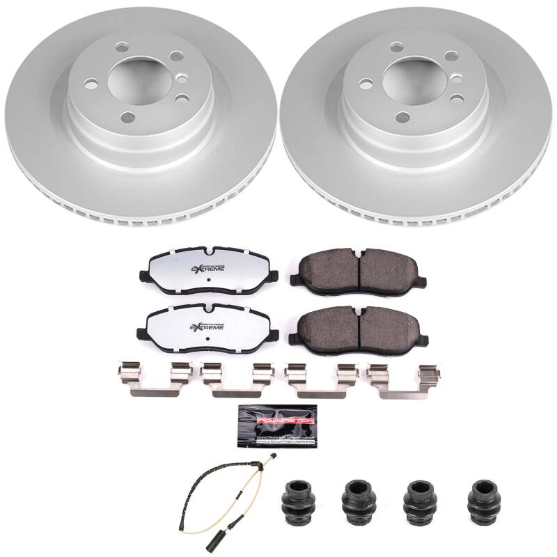 Power Stop 06-09 Land Rover Range Rover Front Z36 Coated Truck & Tow Brake Kit