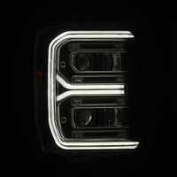 AlphaRex 2023 Ford F250-F450SD  Luxx Series LED Proj Hdlights/ Chrome Activation Lt/ Seq Signal/DRL