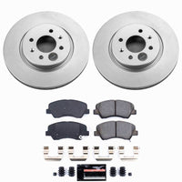 Power Stop 12-17 Kia Rio Front Z23 Coated Brake Kit