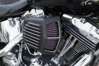 K&N Street Metal Intake System for 08-16 Harley-Davidson Touring Models - Shaker Black