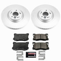 Power Stop 15-16 Hyundai Genesis Front Z23 Coated Brake Kit