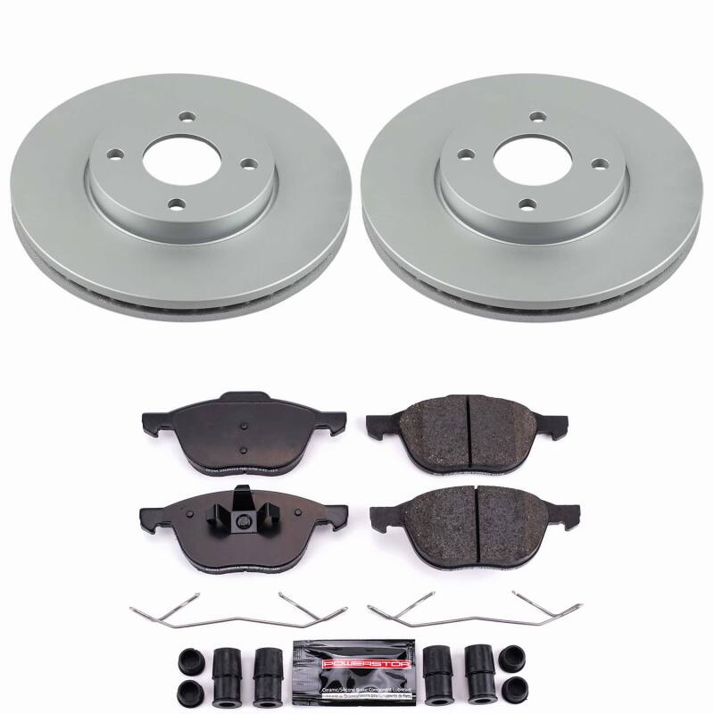 Power Stop 05-07 Ford Focus Front Z23 Coated Brake Kit
