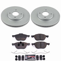 Power Stop 05-07 Ford Focus Front Z23 Coated Brake Kit